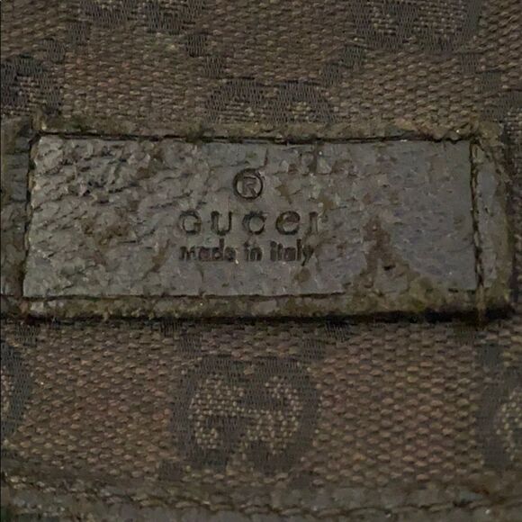 Gucci Black GG Motif Canvas Diaper Bag - Picture 2 of 8